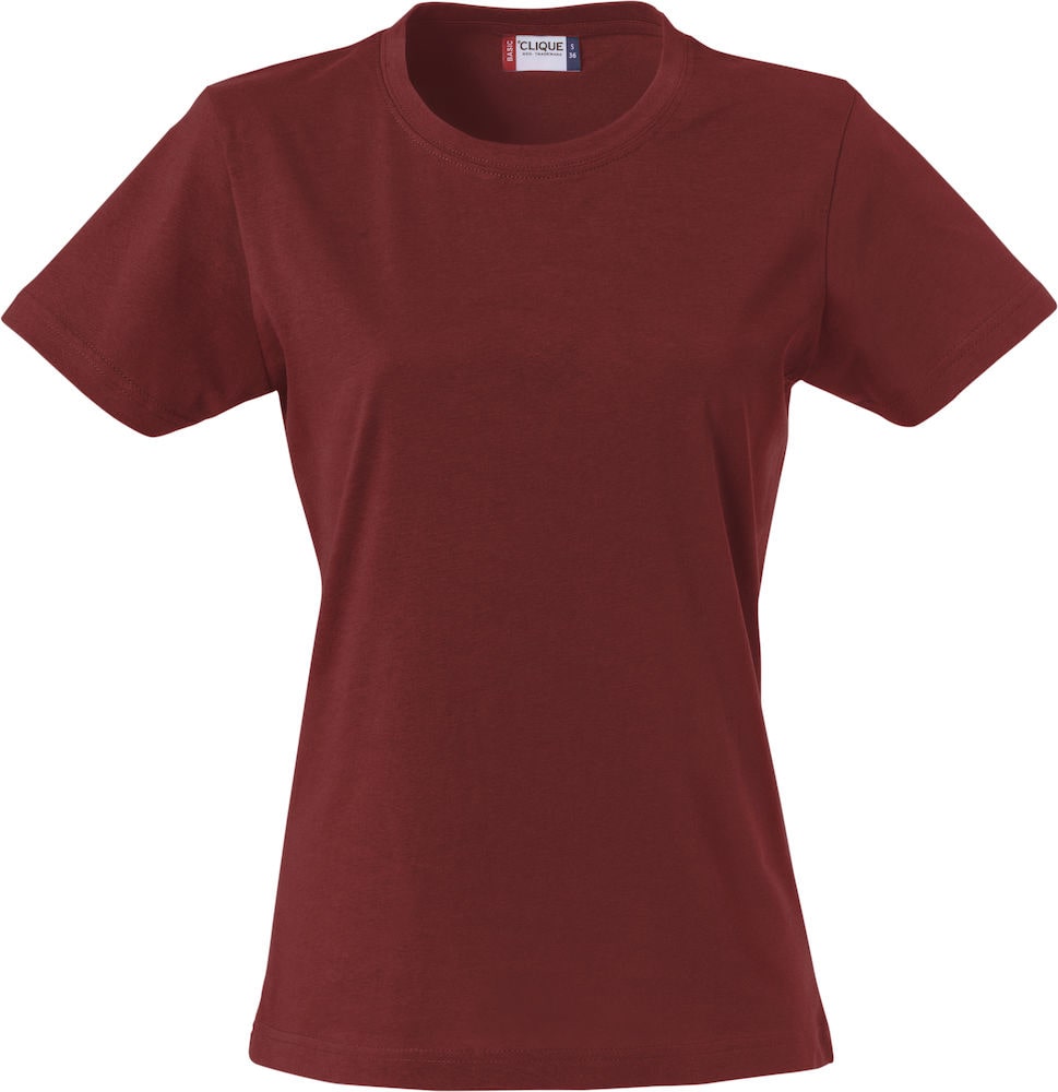 Tee shirt cheap rouge bordeaux femme